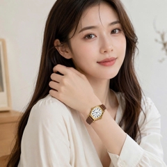 [ NEW VERSION COLOR ] Đồng Hồ Nữ JA-544 Julius Hàn Quốc Dây Da