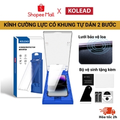 [ CON LĂN TỰ DÁN ] Kính cường lực tự dán ROLLER KOLEAD thiết kế mới siêu đẳng cấp dành cho iph x 11 12 13 14 pro promax