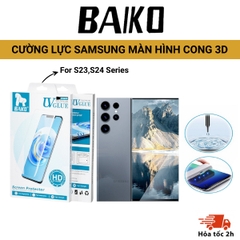 [SAMSUNG] Kính cường lực BAIKO SAMSUNG - Màn hình cong 3D bo khít viền máy S21 S22 S23+ S23Ultra/S24/S24ULTRA