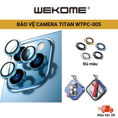 Bảo vệ Camera TITAN WEKOME 005 IPhone11/12/13 MINI PRO PROMAX chính hãng
