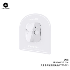 [CHÍNH HÃNG] Kính cường lực Camera WK cho 12Mini/12/12 Pro/12ProMax/11/11ProMax kim loại/trong suốt Wekome WTPC-003
