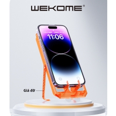 Kính cường lực khung tự dán KINGKONG WEKOME 079/080 mới nhất siêu mượt, tích hợp giá đỡ điện thoại cho lph 15 Pro Promax