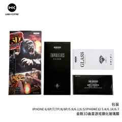 Kính Cường lực KingKong Nhám AG Chống vân tay mồ hôi chơi Game WEKOME 030 cho Iphone X Xs Max 11 12 13 14 15 Pro Max
