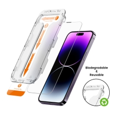 Kính cường lực tự dán Easy install kit TZ KOLEAD dành cho iph x xs xsm 11 12 13 14 15 pro promax