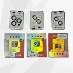 [ TỰ DÁN ] Kính bảo vệ camera tự dán KOLEAD 001 màu viền tương thích các dòng máy 11 12 13 14 15 pro plus promax