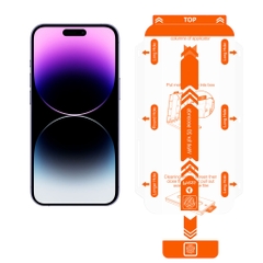 Kính Cường Lực tự dán MAGICBOX có lưới bảo vệ loa KOLEAD cao cấp cho Iphone x xs xsm 11 12 13 14 15 Pro Promax