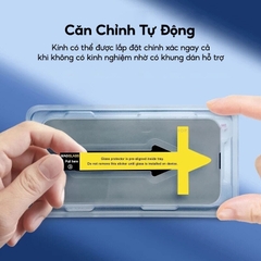 Kính cường lực tự dán KINGKONG TC siêu bền - Có màng bảo vệ loa iphone 11 12 13 14 15 Promax