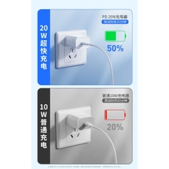 Bộ sạc nhanh PD20W U127 U126 Cổng Type C 20W, sạc cho điện thoại dòng iph XS Max 11 12 13 14 Promax Samsung Oppo LG