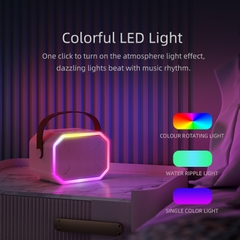 Loa Karaoke Bluetooth P3 KOLEAD Kèm 1- 2 Micro Không Dây, Âm Thanh Siêu Hay,Sang Trọng Nhỏ Gọn Tiện Lợi,dễ dàng mang theo