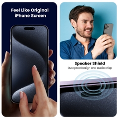 Kính Cường Lực tự dán MAGICBOX lưới bảo vệ loa KINGKONG cao cấp iphone x xs xsm 11 12 13 14 15 pro promax