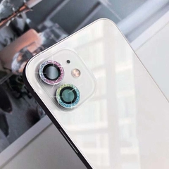 Bộ dán bảo vệ nhũ kim cương lấp lánh mắt camera iph KOLEAD ZC-R2 bằng kim loại chống xước cho iphone 15 14 13 12 11 promax pro plus