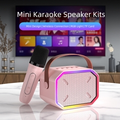 Loa Karaoke Bluetooth P3 KOLEAD Kèm 1- 2 Micro Không Dây, Âm Thanh Siêu Hay,Sang Trọng Nhỏ Gọn Tiện Lợi,dễ dàng mang theo