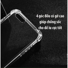 Ốp điện thoại Trong Suốt Chống Sốc KOLEAD P23 có bảo vệ cam dành cho 7 8 X XS XSM 11 12 13 14 15