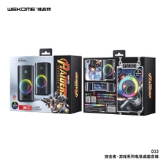 Loa bluetooth gaming WEKOME cao cấp, âm thanh đẳng cấp siêu hot, siêu bền