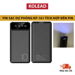 Sạc dự phòng WP161 - 163 tích hợp màn hình Led Dung Lượng 10000mAh - 20000mAh WEKOME màu sắc trẻ trung, 4 cổng sạc