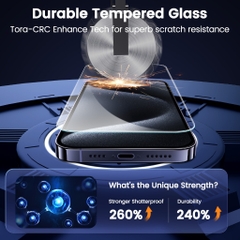 Kính Cường Lực tự dán MAGICBOX lưới bảo vệ loa KINGKONG cao cấp iphone x xs xsm 11 12 13 14 15 pro promax
