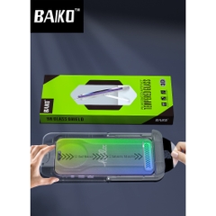 [TỰ DÁN 2IN1] Kính cường lực iphone Kingkong BAIKO trong suốt Cao cấp siêu mượt, siêu dẻo tích hợp giá đỡ điện thoại cho Iphone 11 12 13 14 15 plus pro promax