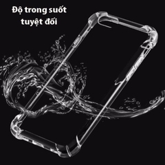 Ốp điện thoại Trong Suốt Chống Sốc KOLEAD P23 có bảo vệ cam dành cho 7 8 X XS XSM 11 12 13 14 15