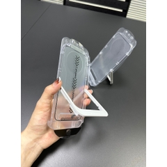 [TỰ DÁN 2IN1] Kính cường lực iphone Kingkong BAIKO trong suốt Cao cấp siêu mượt, siêu dẻo tích hợp giá đỡ điện thoại cho Iphone 11 12 13 14 15 plus pro promax