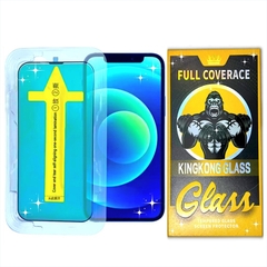 Kính cường lực tự dán KINGKONG TC siêu bền - Có màng bảo vệ loa iphone 11 12 13 14 15 Promax