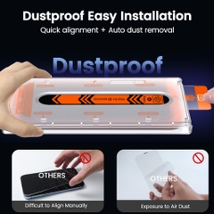 Kính Cường Lực tự dán MAGICBOX lưới bảo vệ loa KINGKONG cao cấp iphone x xs xsm 11 12 13 14 15 pro promax