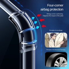 Ốp điện thoại Trong Suốt Chống Sốc KOLEAD P23 có bảo vệ cam dành cho 7 8 X XS XSM 11 12 13 14 15