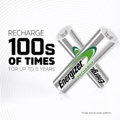 PIN SẠC ENERGIZER POWERPLUS AAA700MAHBP2 - Vỉ 2 Viên Chính Hãng