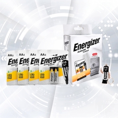 HỘP PIN ENR POWER ALKALINE AA BP2X4 KM - Hộp 4 Vỉ Chính Hãng, Chất Lượng