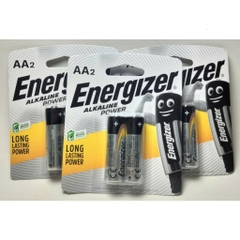 PIN ENERGIZER ALKALINE POWER AA BP2 - Vỉ 2 Viên Hàng Chính Hãng, Chất Lượng Cao