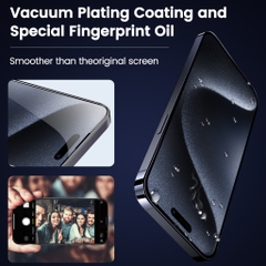 [SAMSUNG] Kính cường lực tự dán KINGKONG MAGICBOX phủ nano mượt mà, Có khung tự dán tiện lợi cho S22 S23 S24 ULTRA