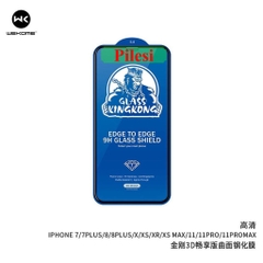 Kính Cường Lực KingKong Full Màn Chính Hãng Mẫu Mới Nhất 2020 Chống Vỡ Viền cho iPhone WEKOME