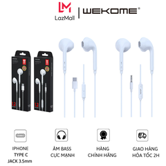 Tai nghe có dây WEKOME Wi80 Wired Earphone có sẵn nhiều màu