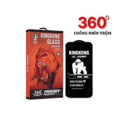 Kính cường lực KINGKONG K12 chống nhìn trộm 360 độ, chống trầy xước, bảo vệ camera 11 12 13 14 15 16 Pro Plus Promax.
