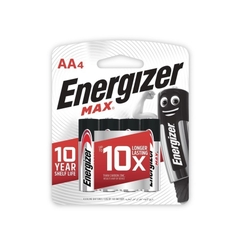 PIN ENERGIZER MAX AA E91 BP4 Vỉ 4 Viên Chính Hãng