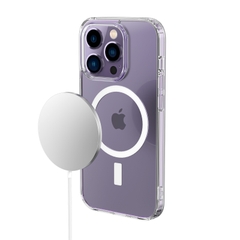 Ốp lưng Magsafe trong suốt KOLEAD - Hỗ trợ sạc không dây cho iPhone X/XS/11/12/13/14 PROMAX