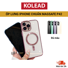 Ốp Điện Thoại P42 KOLEAD Silicon case ốp lưng Dẻo Tráng Gương Sang Trọng dành 11 12 13 14 15 pro promax plus