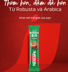 Cà phê Hòa tan NESCAFÉ VỊ RANG ĐẬM 46 gói Đậm Thơm Hoàn Hảo