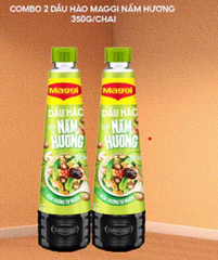 Combo 2 Dầu Hào MAGGI Nấm Hương 350g/chai