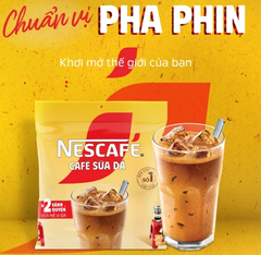 Combo 3 Bịch Cà phê Hòa tan NESCAFÉ CAFÉ SỮA ĐÁ 25 gói Nhân đôi sánh quyện