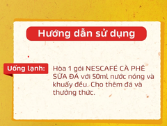Combo 3 Bịch Cà phê Hòa tan NESCAFÉ CAFÉ SỮA ĐÁ 25 gói Nhân đôi sánh quyện