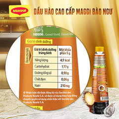 Dầu Hào Cao Cấp Nestlé MAGGI® Bào Ngư chai 820g - 1 bước xào, óng ánh chuẩn nhà hàng. Chai lớn, giá tiết kiệm 10%