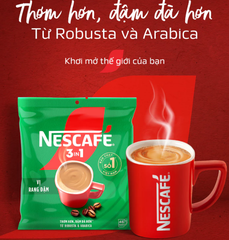 Combo 2 Bịch Cà phê Hòa tan NESCAFÉ VỊ RANG ĐẬM 46 gói Đậm Thơm Hoàn Hảo
