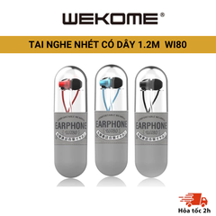 Tai nghe có dây WEKOME Wi80 Wired Earphone có sẵn nhiều màu