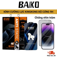 Kính cường lực KINGKONG BAIKO độ cứng 9H siêu mượt siêu bền iphone 17 16 15 14 13 12 11 7 8 Plus Xr X