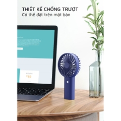 Quạt sạc tích điện mini cầm tay có thể đặt bàn Yoobao F3 3000/ 6000 mAh có thể chạy 15 giờ liên tục - Hãng phân phối chính thức- Bảo hành 12 tháng