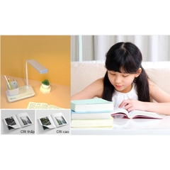 Đèn LED cảm ứng để bàn Rạng Đông RD-RL-45, 4 mức cường độ sáng kèm ống đựng bút tiện lợi