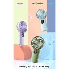[ MINI ] Quạt sạc cầm tay/ để bàn YOOBAO F3 Plus pin 10.000mAh sử dụng liên tục trong 36h, thiết kế nhỏ nhắn, nhiều màu