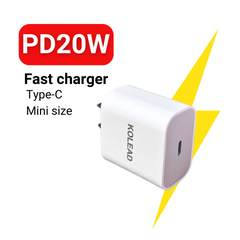 Củ sạc nhanh 2 cổng KOLEAD C89 công suất 25W sạc nhanh an toàn, 2 cổng USB - TypeC thích hợp với mọi loại thiết bị