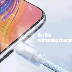 Dây sạc, cáp sạc nhanh KOLEAD M69 PD20W TypeC to TypeC bọc dù chống đứt gãy dài 2M, sử dụng cho các dòng Iphone 15, 16