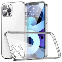 Ốp lưng trong suốt hạn chế ố vàng KOLEAD P83 tích hợp nút bấm kim loại, viền bảo vệ camera cho iphone 11 12 13 14 15 16
